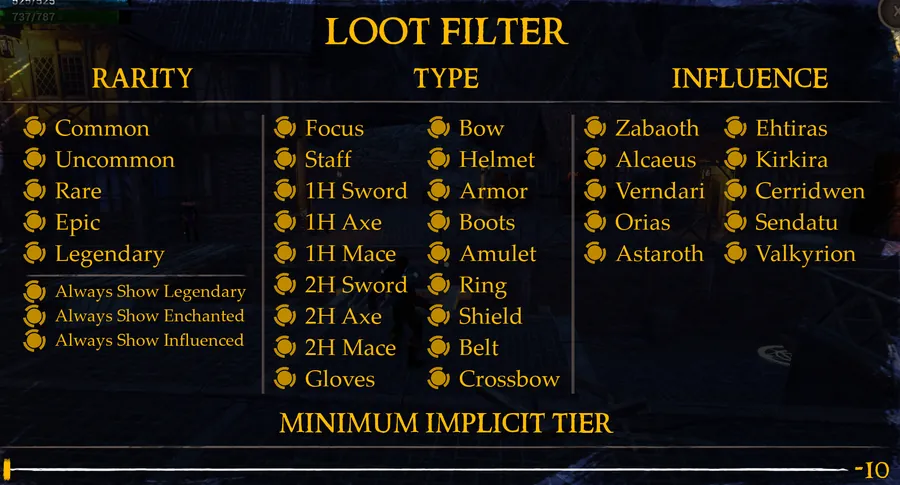 loot filter